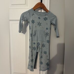 KYTE Snowflake Romper 6-12 months